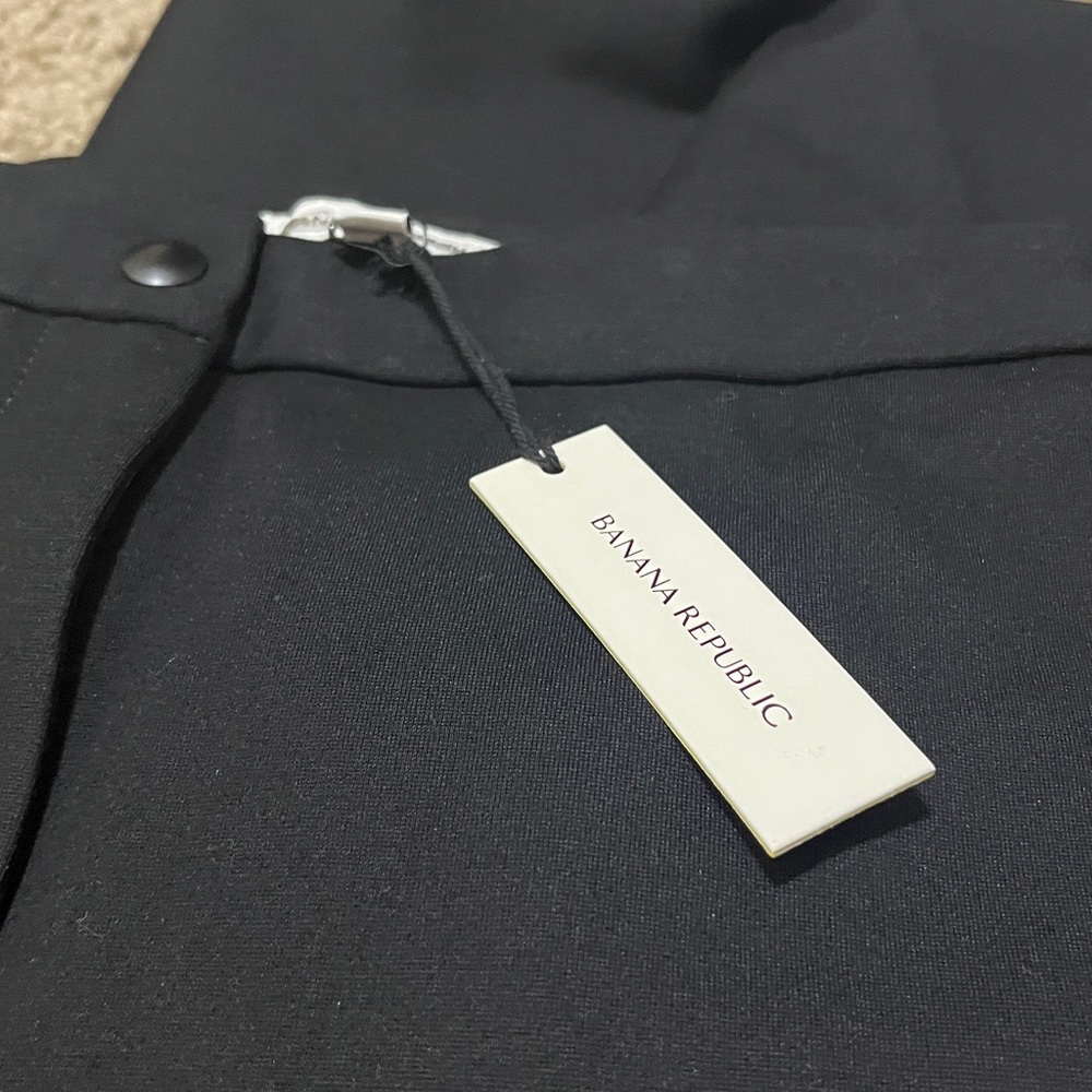 TALL Banana Republic Black Flare Pants - Picture 8 of 8